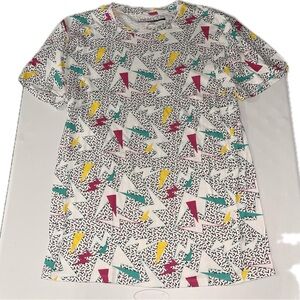 Vintage Libertador Geometric Abstract Shirt